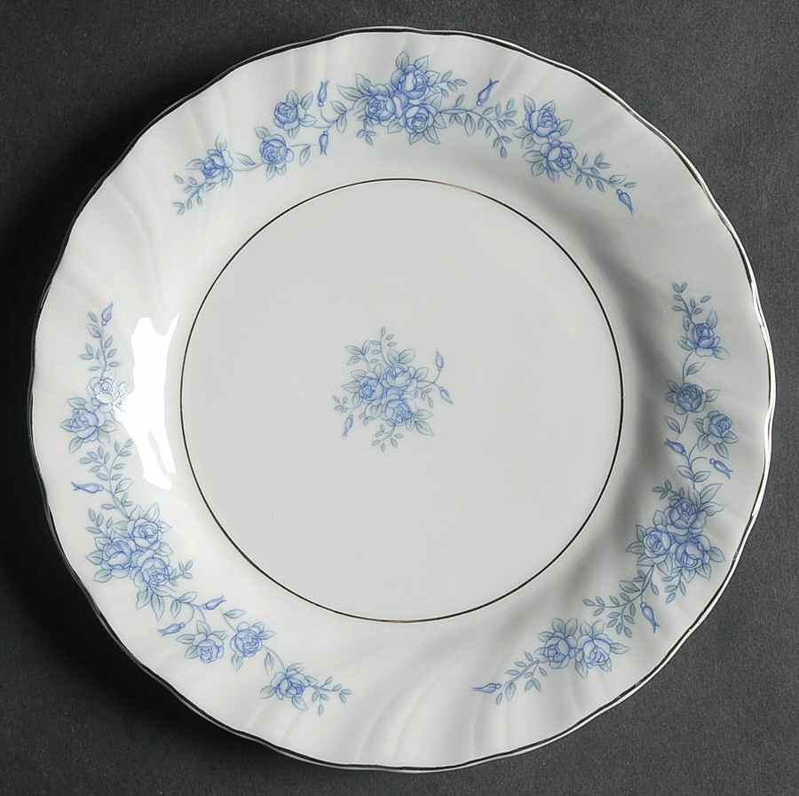 Blue Rose Salad Plate by Lynn's China-1