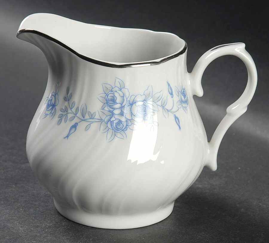 Blue Rose Creamer by Lynn's China-1