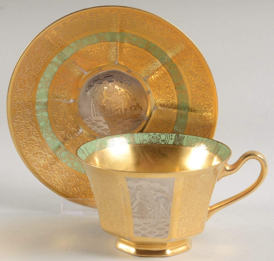 LEM8 Footed Cup & Saucer Set by Le Mieux-1