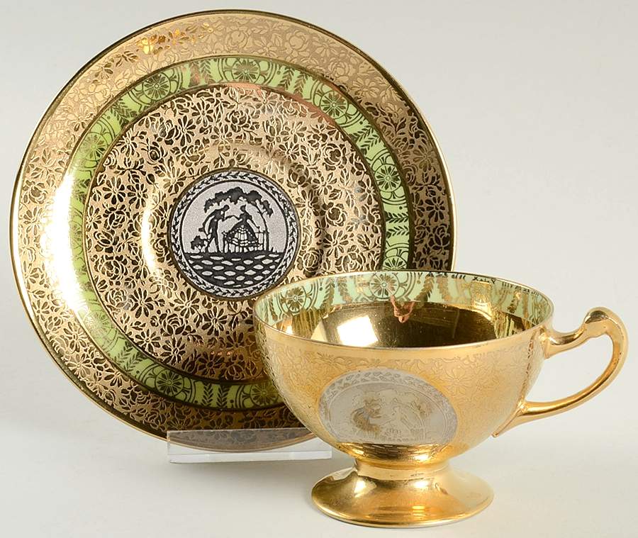 LEM8 Footed Cup & Saucer Set by Le Mieux-1