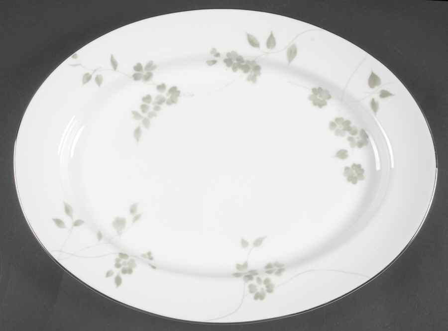 Sophia Floral 14" Oval Serving Platter by Ralph Lauren China-1