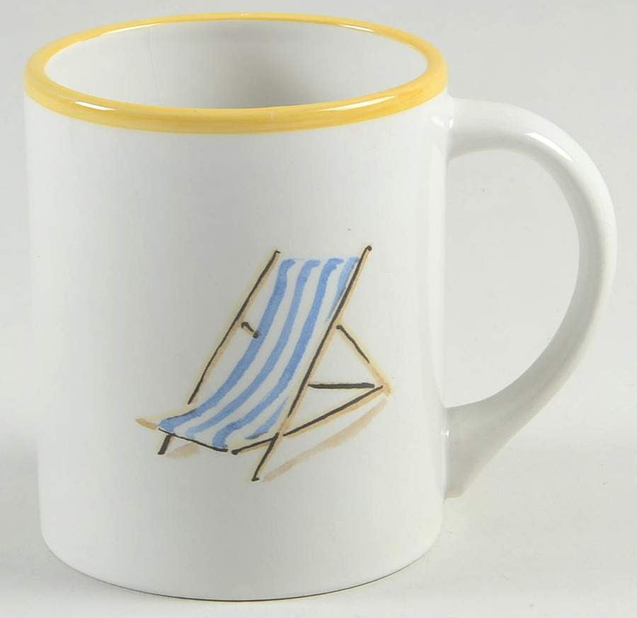 Vineyard Chair Yellow Mug by Ralph Lauren China-1