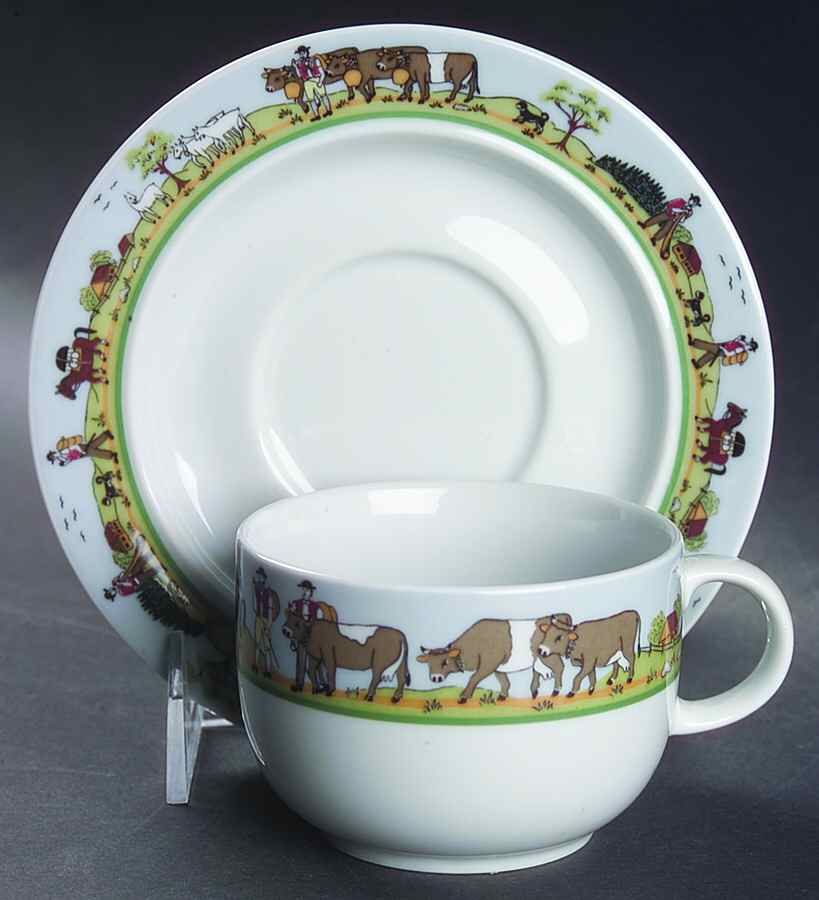 LAG12 Flat Cup & Saucer Set by Langenthal-1