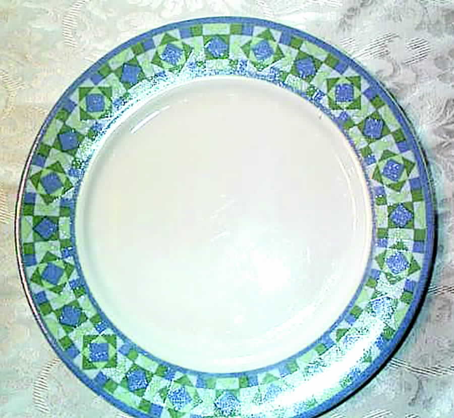 Kaleidoscope Dinner Plate by Lynn's China-1