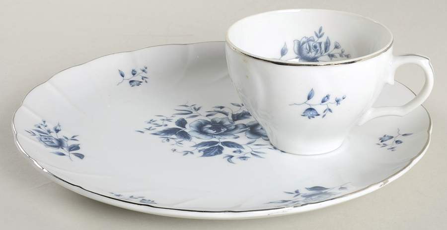 Bella Fleur Snack Plate & Cup Set by Laurel (Japan)-1