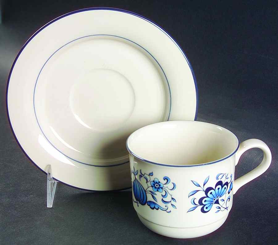 L34 Flat Cup & Saucer Set by Lenox-1