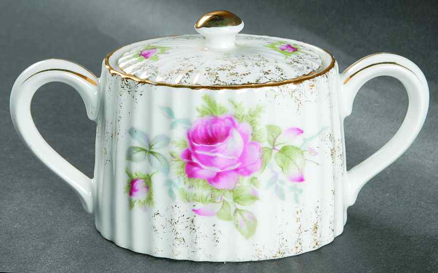 K2276 Sugar Bowl & Lid by Lefton-1
