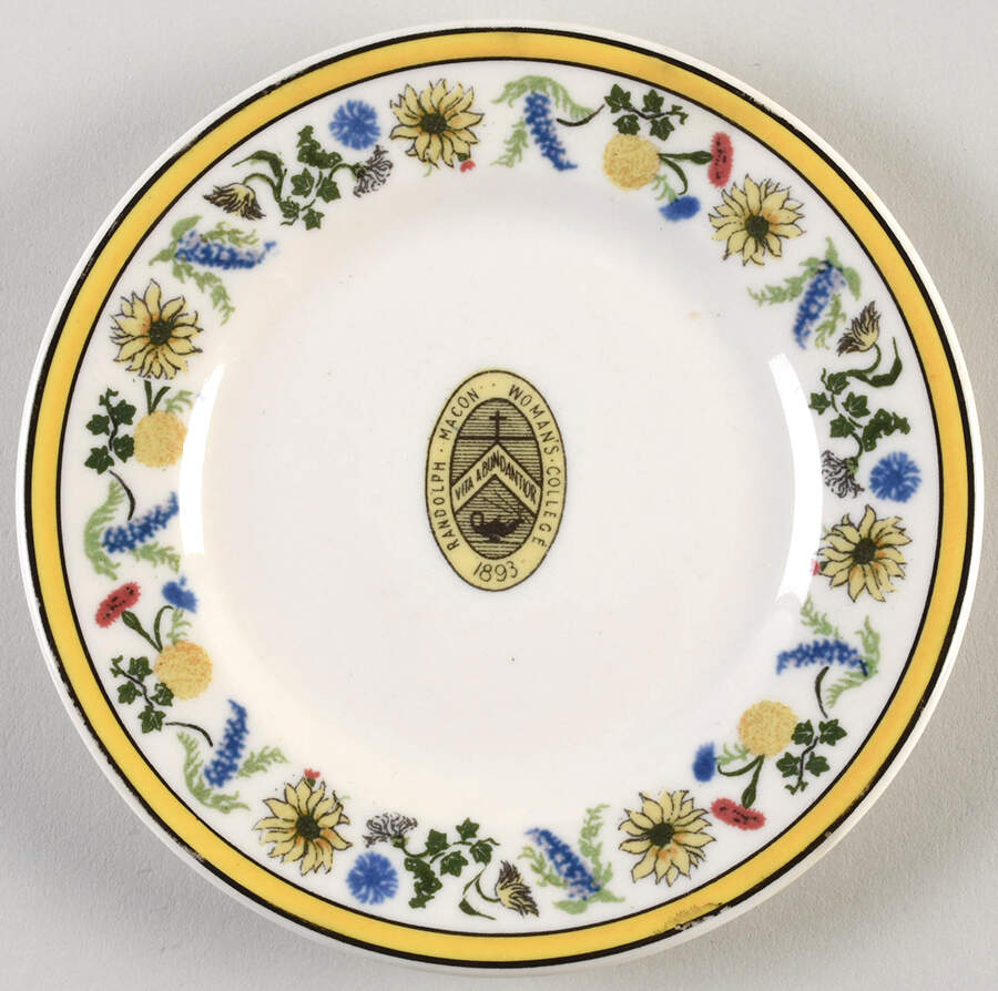 Randolph Macon Woman's College Bread & Butter Plate by Scammell-1