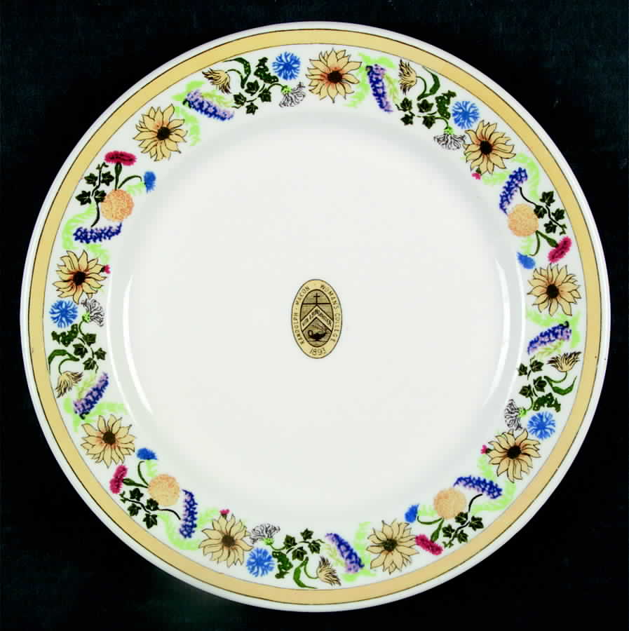 Randolph Macon Woman's College Dinner Plate by Scammell-1