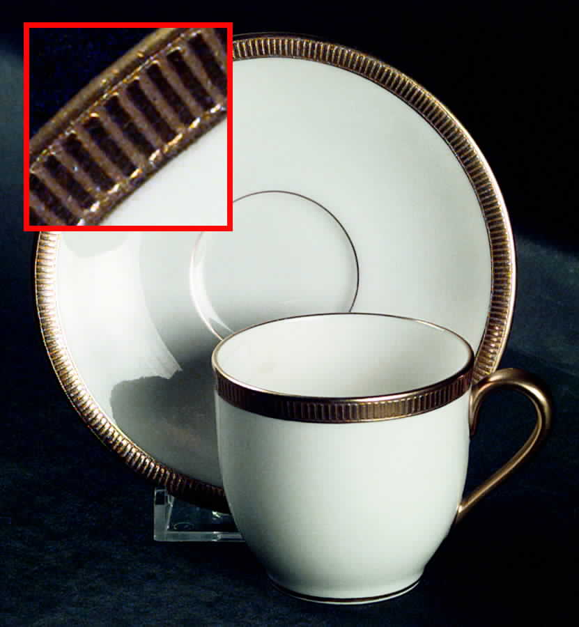 F51 Flat Demitasse Cup & Saucer Set by Lenox-1