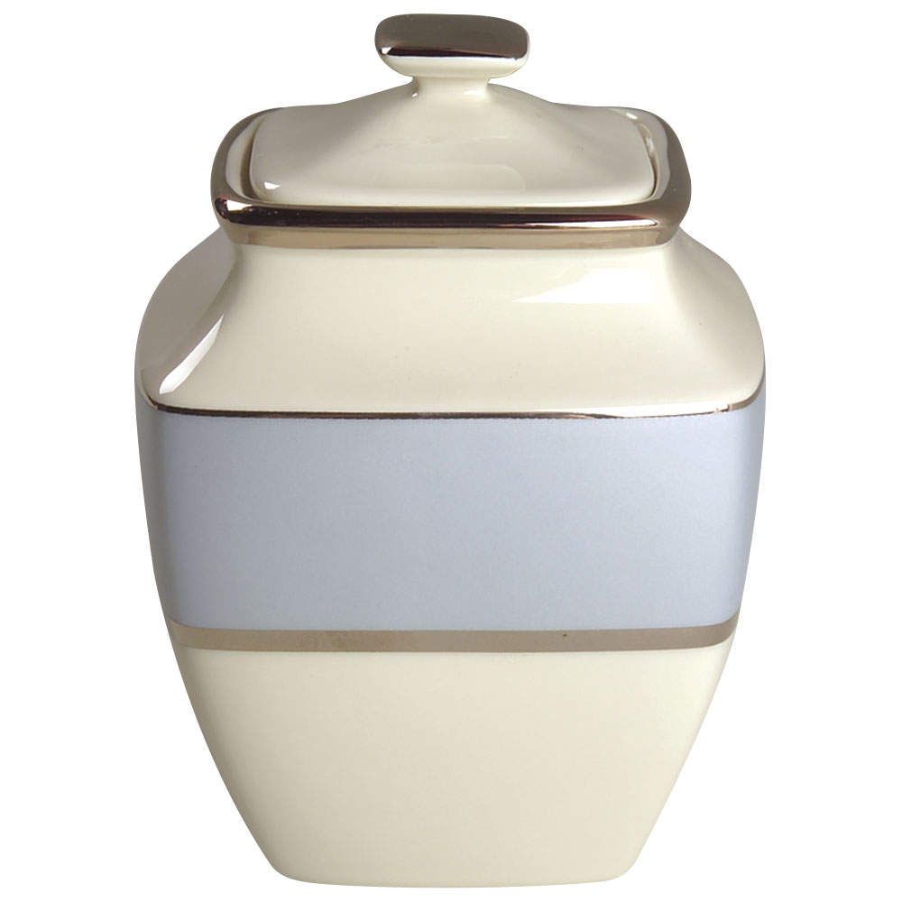 Blue Frost Square Sugar Bowl & Lid by Lenox-1