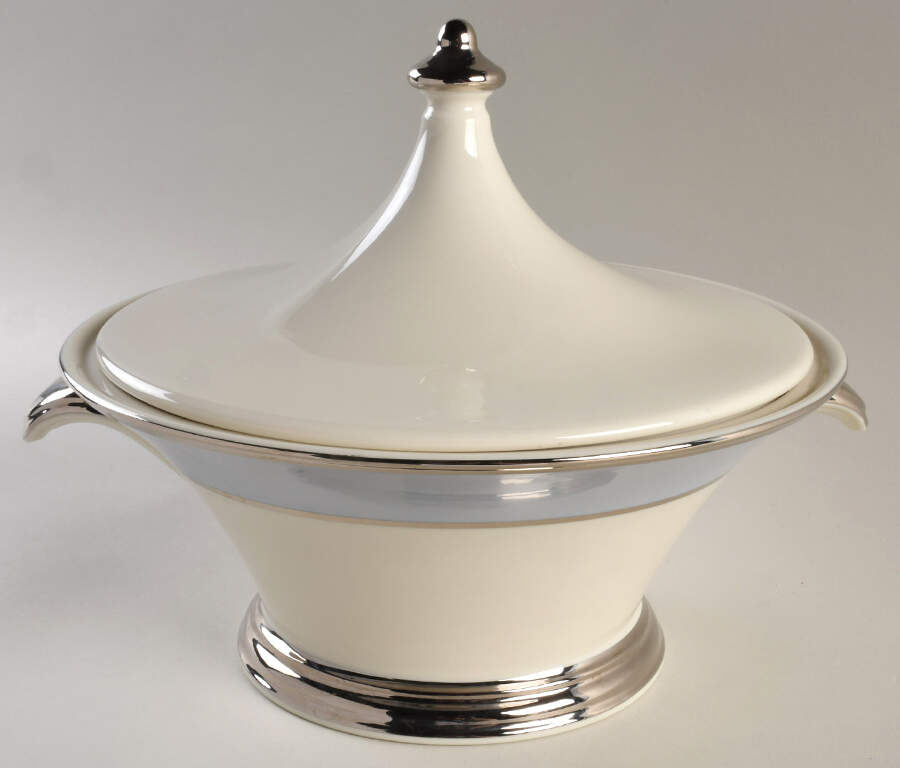 Blue Frost Round Covered Vegetable by Lenox-1
