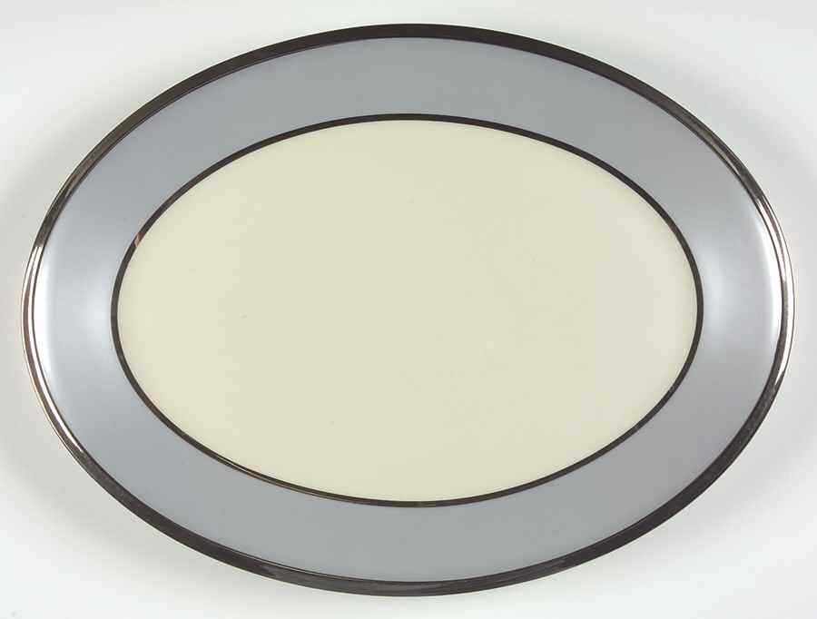 Blue Frost 13" Oval Serving Platter by Lenox-1