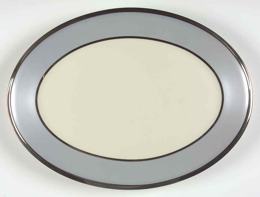 Blue Frost 13" Oval Serving Platter by Lenox-1