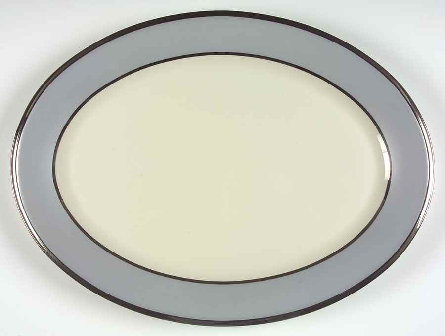 Blue Frost 16" Oval Serving Platter by Lenox-1