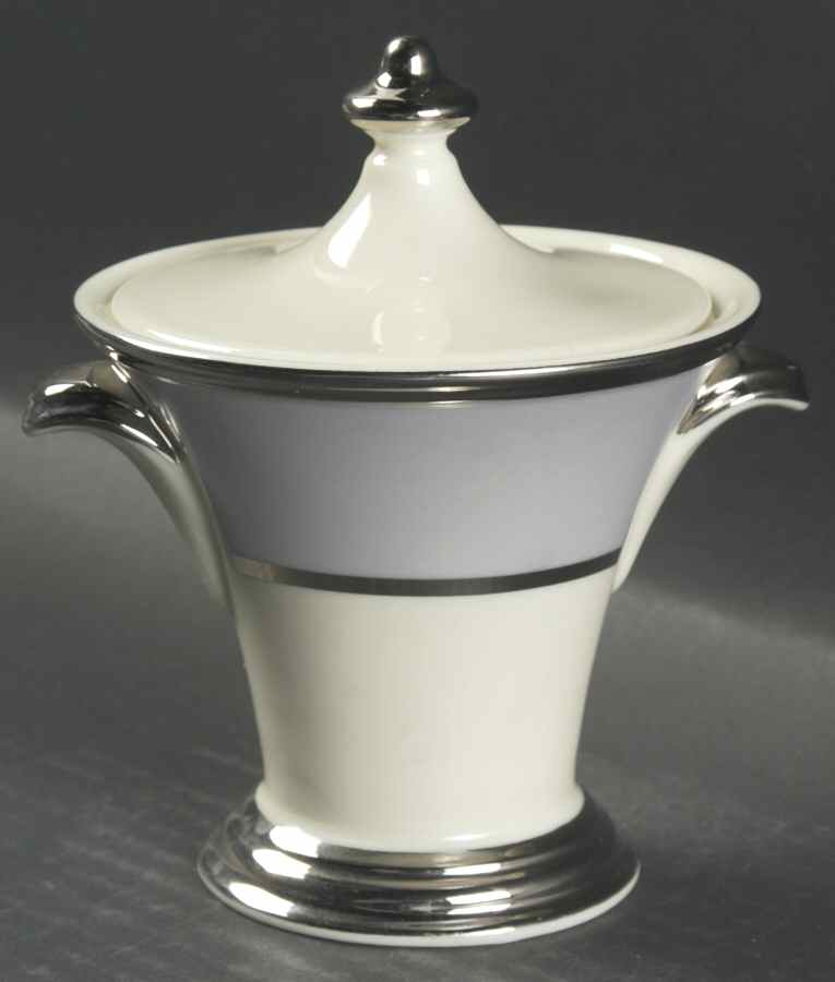 Blue Frost Sugar Bowl & Lid by Lenox-1