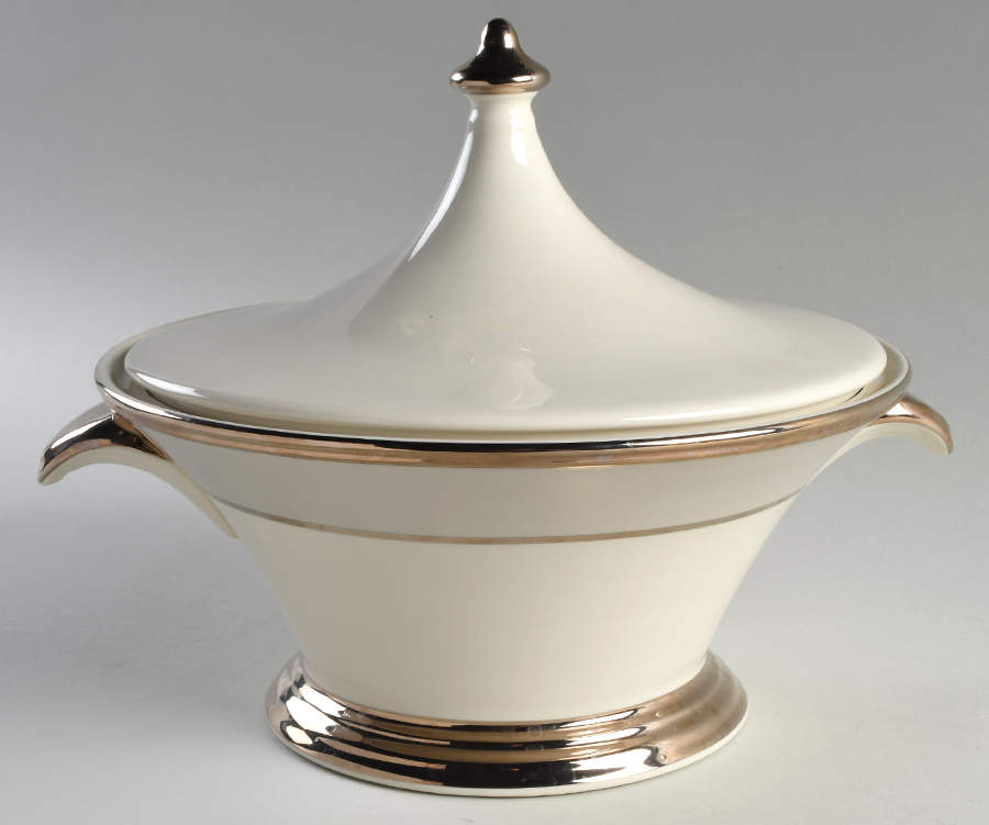Ivory Frost Round Covered Vegetable by Lenox-1