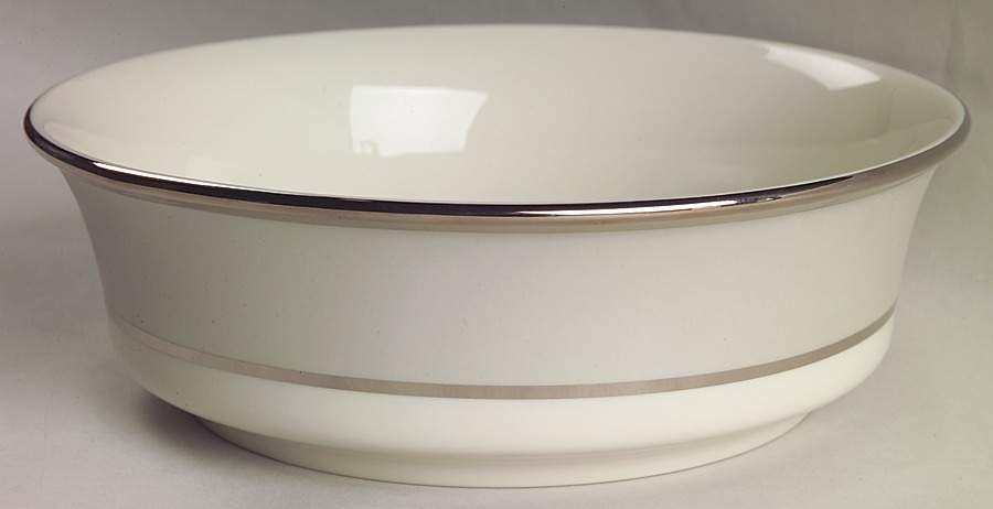 Ivory Frost 9" Round Vegetable Bowl by Lenox-1