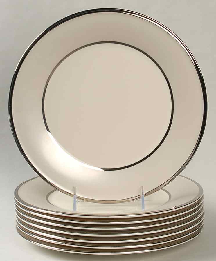 Ivory Frost Dinner Plate - Set of 8 by Lenox-1