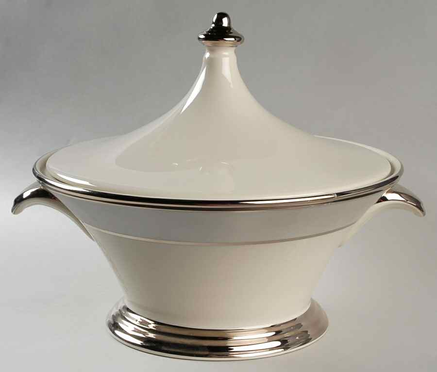 Ivory Frost Round Covered Vegetable by Lenox-1