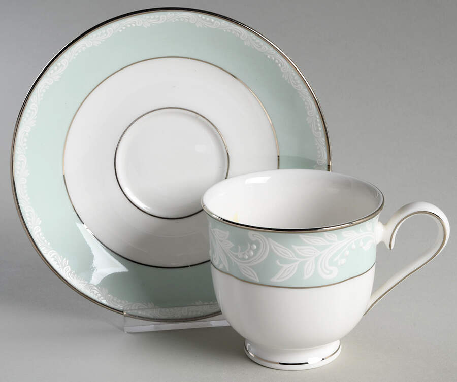 Charity Footed Cup & Saucer Set by Lenox-1