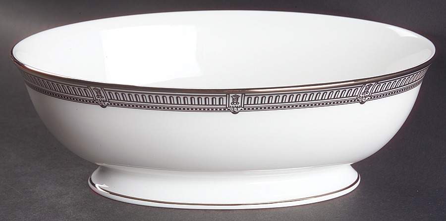 Architect's Table 9" Oval Vegetable Bowl by Lenox-1