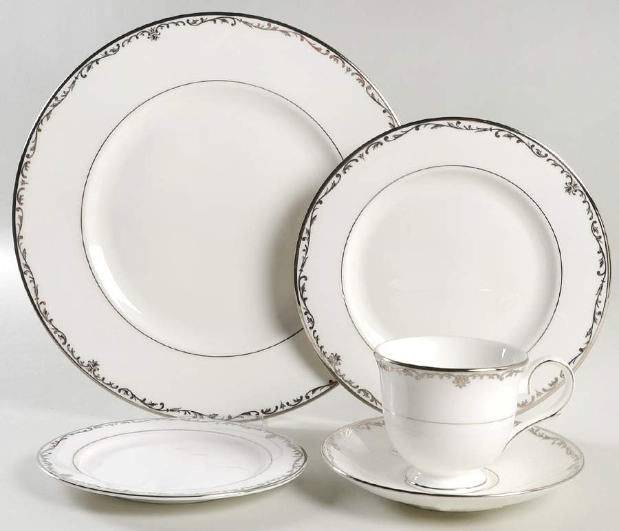 Coronet Platinum 5 Piece Place Setting by Lenox-1