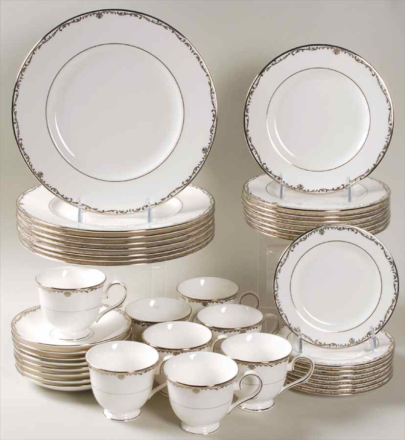 Coronet Platinum 40 Piece Set by Lenox-1