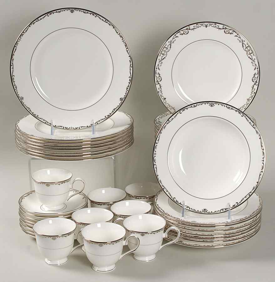 Coronet Platinum 40 Piece Set by Lenox-1