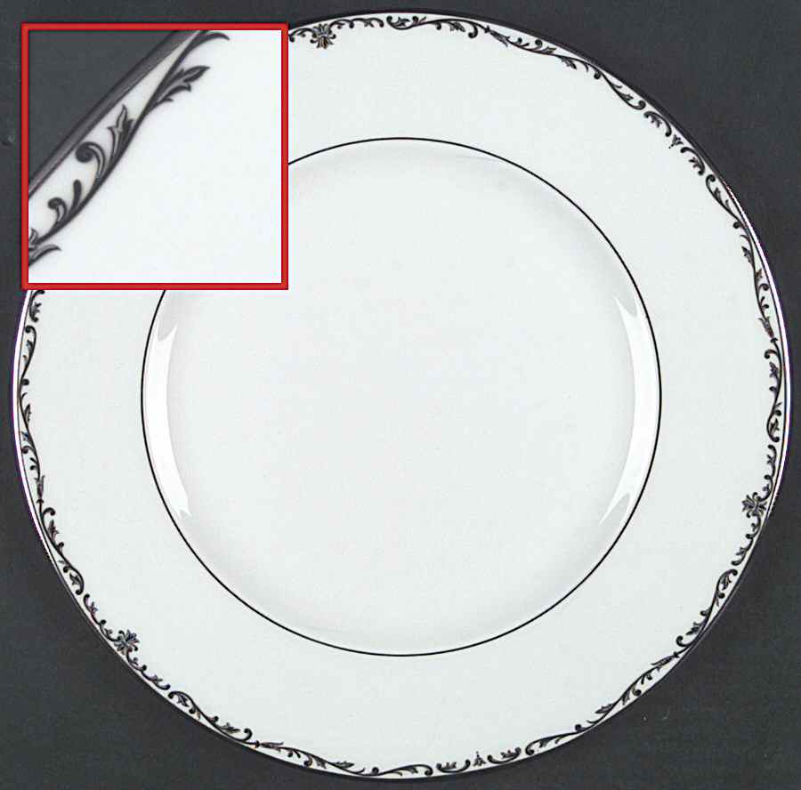 Coronet Platinum Dinner Plate by Lenox-1
