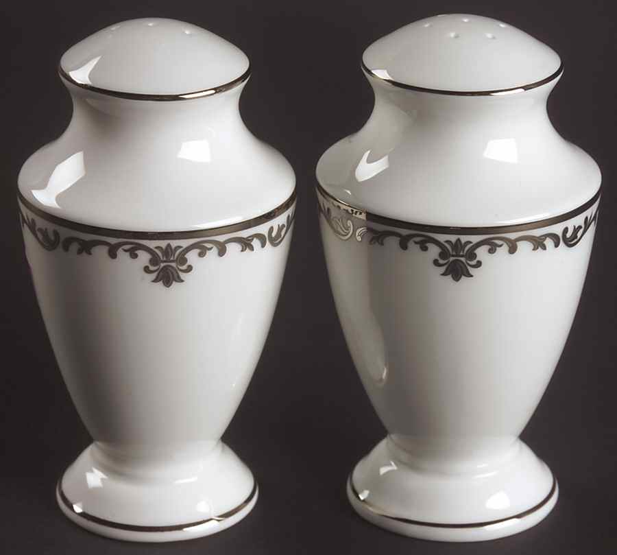 Coronet Platinum Salt & Pepper Set by Lenox-1