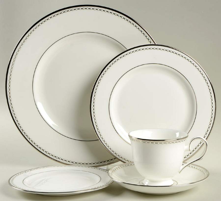 Pearl Platinum 5 Piece Place Setting by Lenox-1