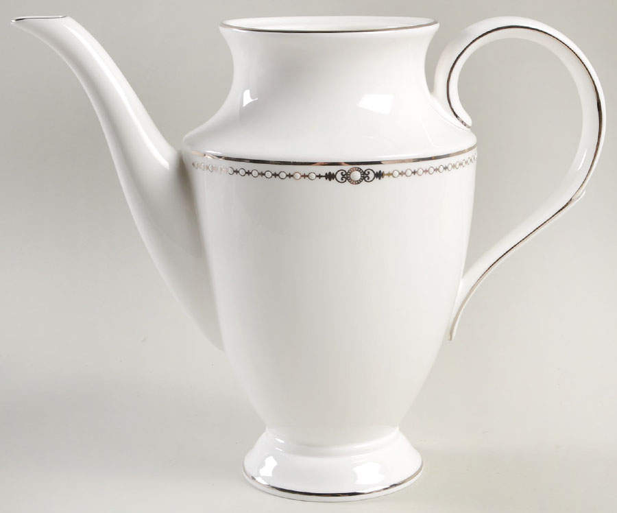 Pearl Platinum Coffee Pot No Lid by Lenox-1