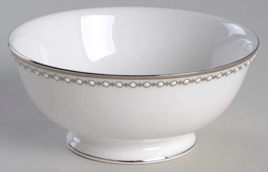 Pearl Platinum Fruit/Dessert (Sauce) Bowl by Lenox-1