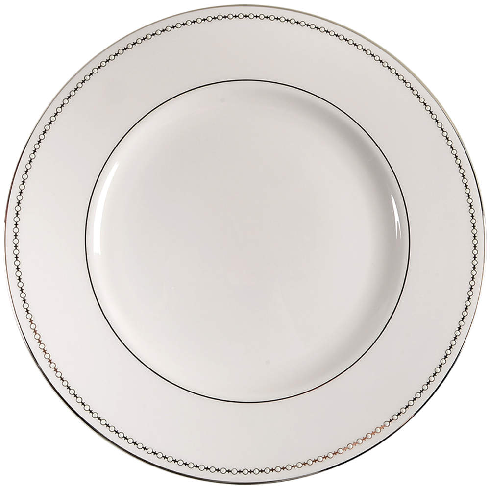 Pearl Platinum Dinner Plate by Lenox-1