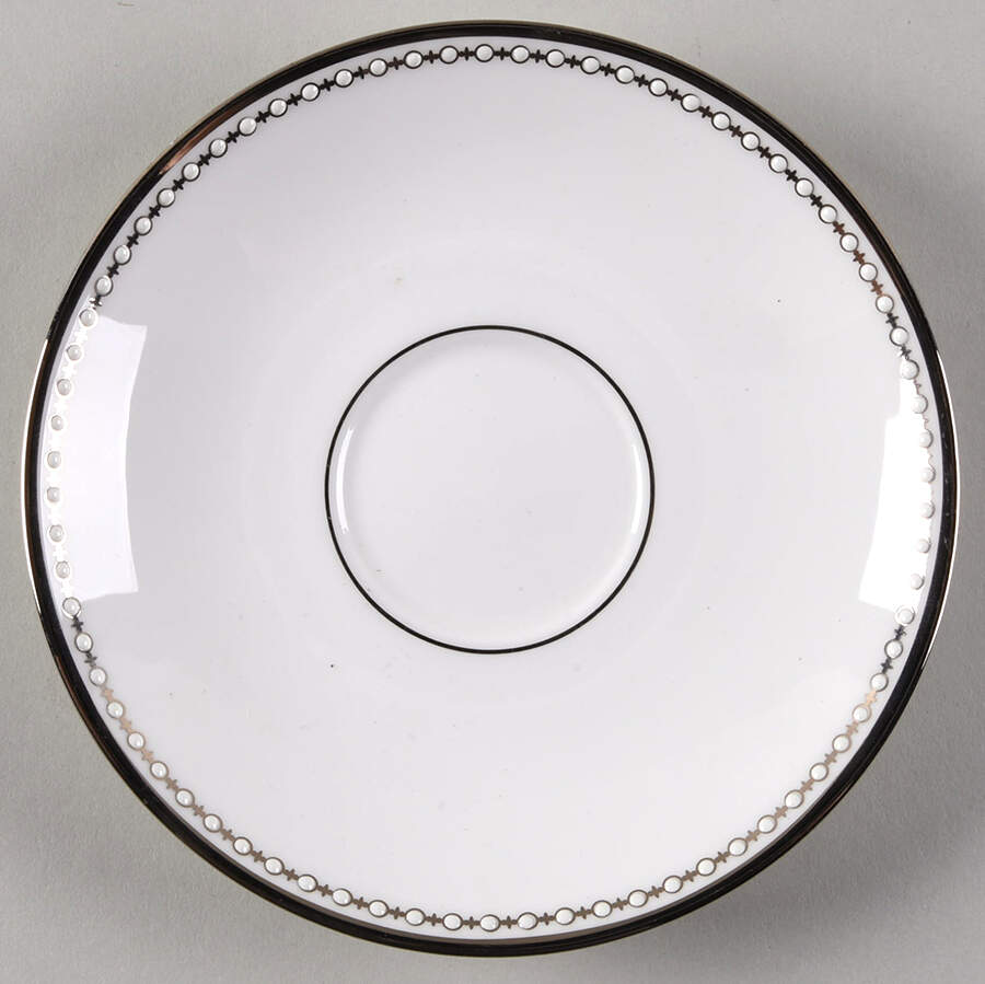 Pearl Platinum Saucer by Lenox-1