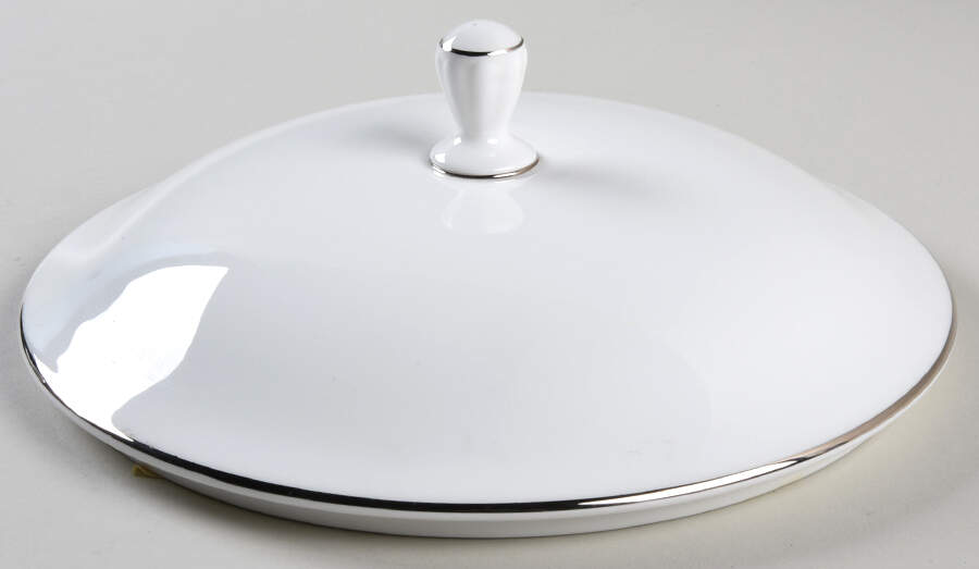 Pearl Platinum Lid for Round Vegetable by Lenox-1