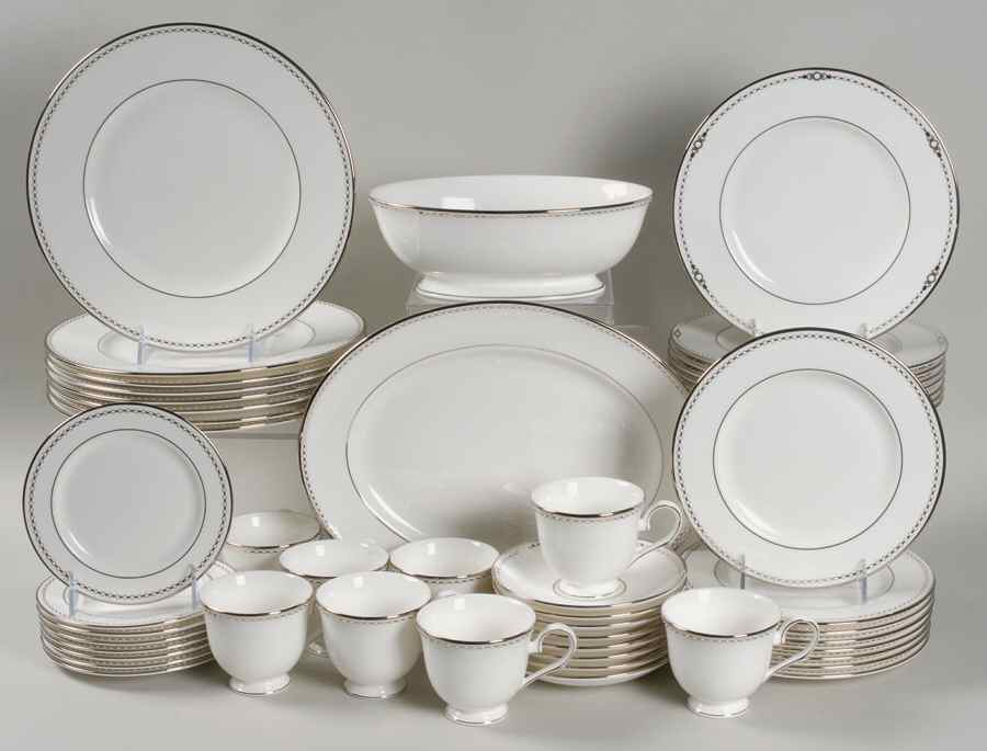 Pearl Platinum 50 Piece Set by Lenox-1