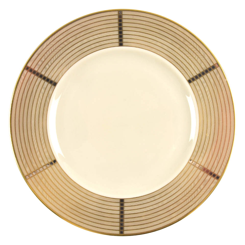 Golden Weave Accent Luncheon Plate by Lenox-1
