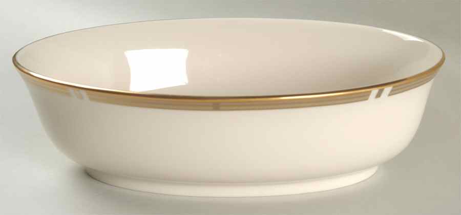 Golden Weave 9" Oval Vegetable Bowl by Lenox-1
