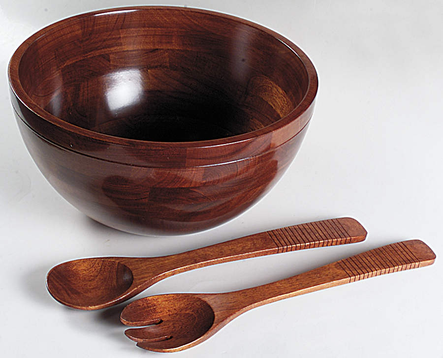 Riverwood (3 Piece) Wood Salad Serving Set by Lenox-1