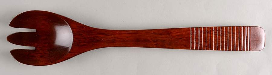 Riverwood Solid Wood Salad Serving Fork by Lenox-1