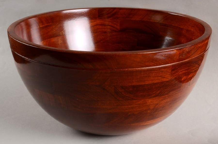 Riverwood 12" Wood Salad Serving Bowl by Lenox-1