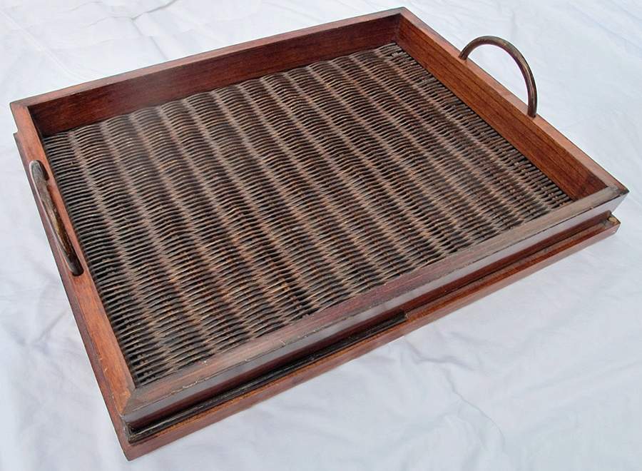 Riverwood Wood Rectangular Handled Tray by Lenox-1