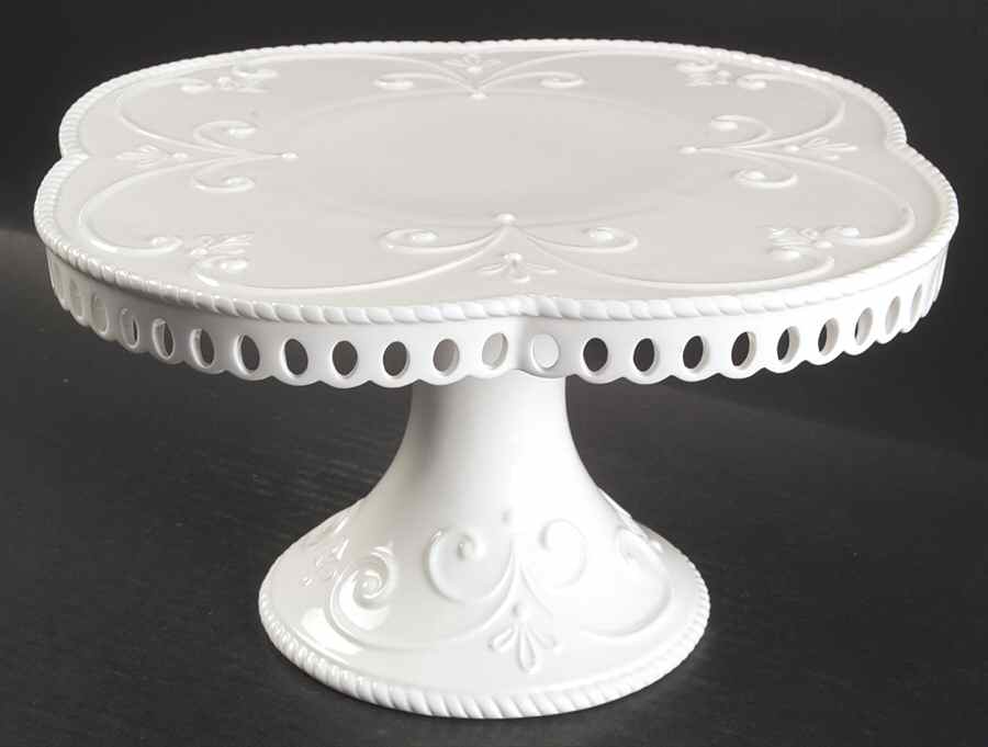 Swedish Lodge 11" Diameter Pedestal Cake Stand by Lenox-1