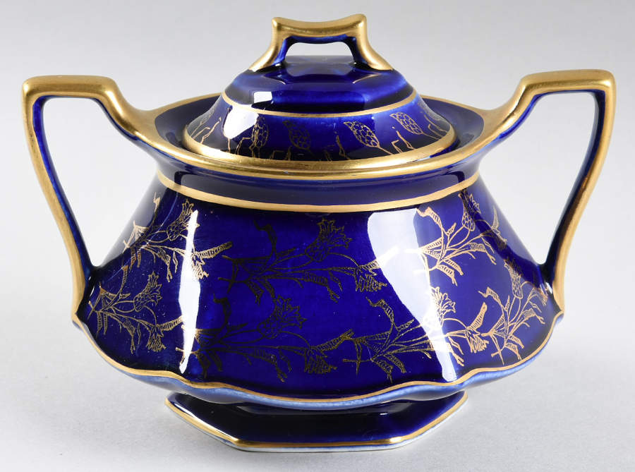 LIA50 Sugar Bowl & Lid by Limoges-American-1