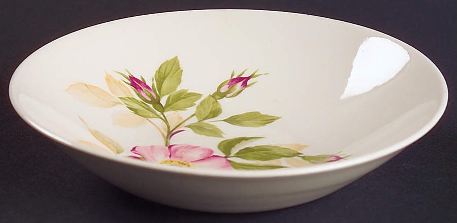 Briar Rose Fruit/Dessert (Sauce) Bowl by Limoges-American-1