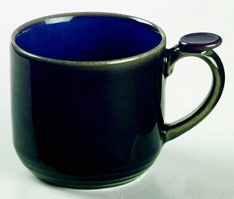 Yo Han Olive Green and Cobalt Blue Mug by Lindt-Stymeist-1