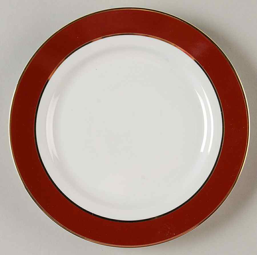 Southport Cabernet with Gold Bread & Butter Plate by Ralph Lauren China-1