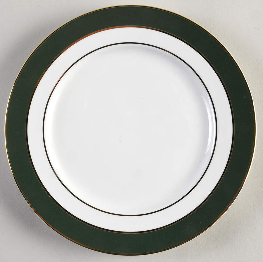 Southport Green with Gold Salad Plate by Ralph Lauren China-1